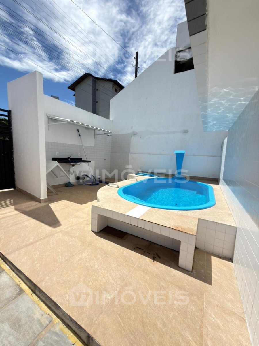 Apartamento no Residencial Ilha Bella III, em Mangabeira com 2 quartos e piscina